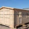 Mirto il robusto box auto in legno blockhaus da 1 posto