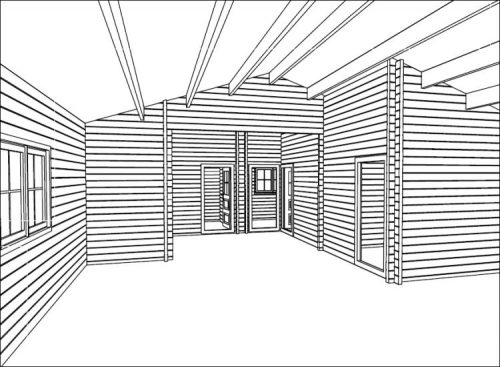 Penta lo spazioso bungalow in legno blockhaus | Legnonaturale.COM
