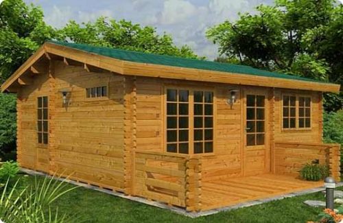 Montalto le bungalow en bois blockhaus pratique | Legnonaturale.COM