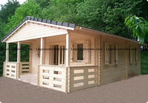 Trilocale piccolo Il bungalow in legno blockhaus per le tue vacanze