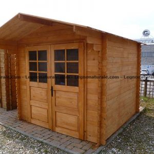 Molise the wooden garden house with double door | Legnonaturale.COM