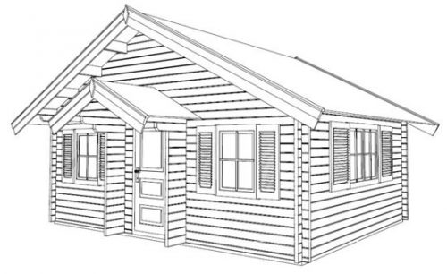 Biancavilla la piacevole casa in legno blockhaus | Legnonaturale.COM