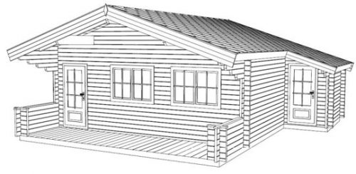 Modica la splendida casa in legno blockhaus | Legnonaturale.COM