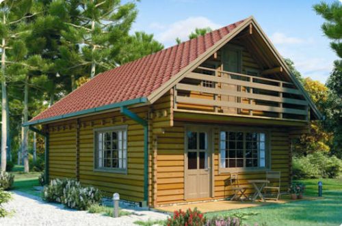 Simeto la confortevole casa in legno blockhaus | Legnonaturale.COM