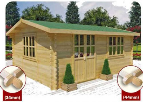 Furci l'ampia casa da giardino in legno | Legnonaturale.COM