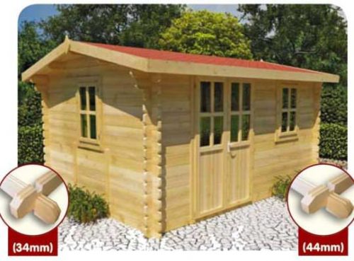 Merì stable wooden garden house blockhaus | Legnonaturale.COM
